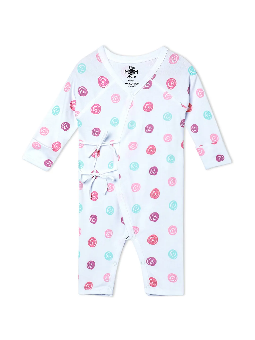 Jabla Infant Romper Combo Of 3: Fresh Slice For The Day-I Pine For You-Roses