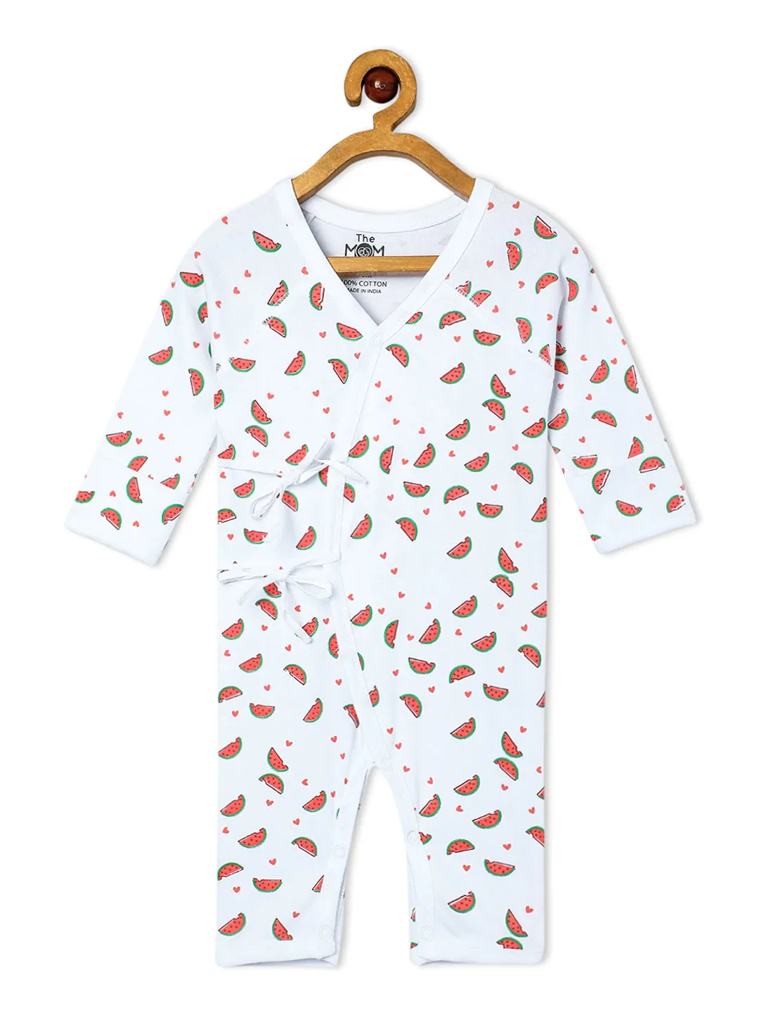 Jabla Infant Romper Combo Of 3: Fresh Slice For The Day-I Pine For You-Roses