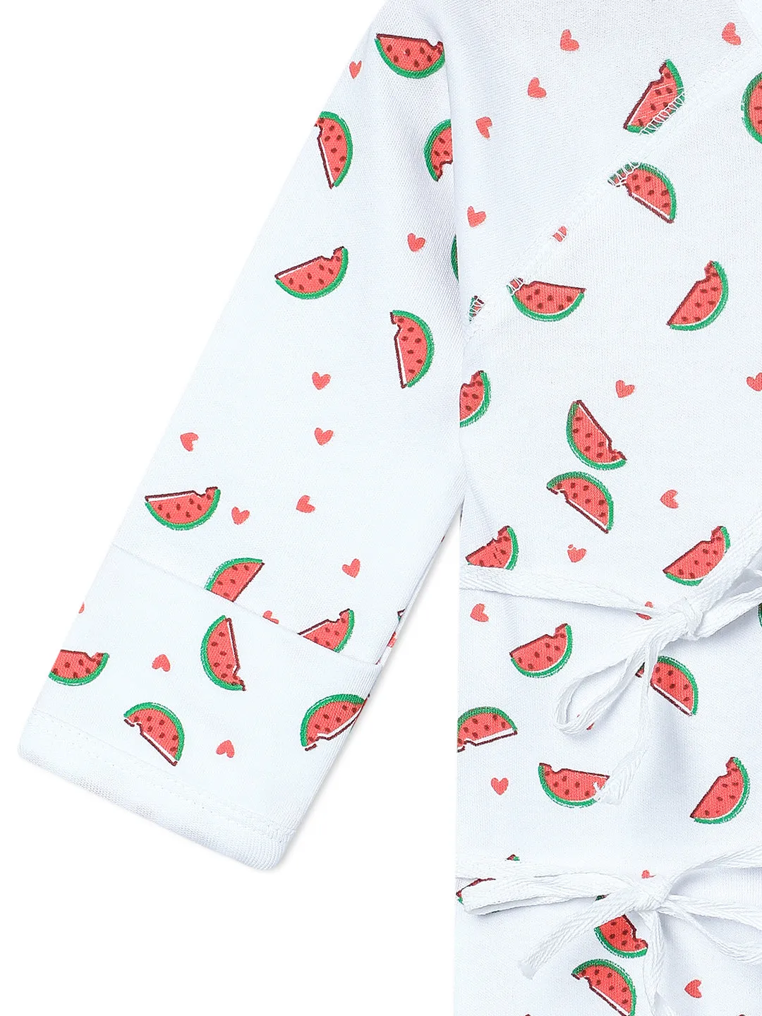 Jabla Infant Romper Combo Of 3: Fresh Slice For The Day-I Pine For You-Roses