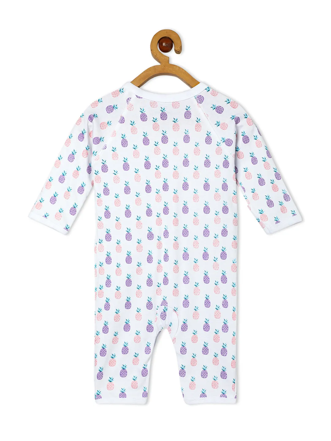 Jabla Infant Romper Combo Of 3: Fresh Slice For The Day-I Pine For You-Roses