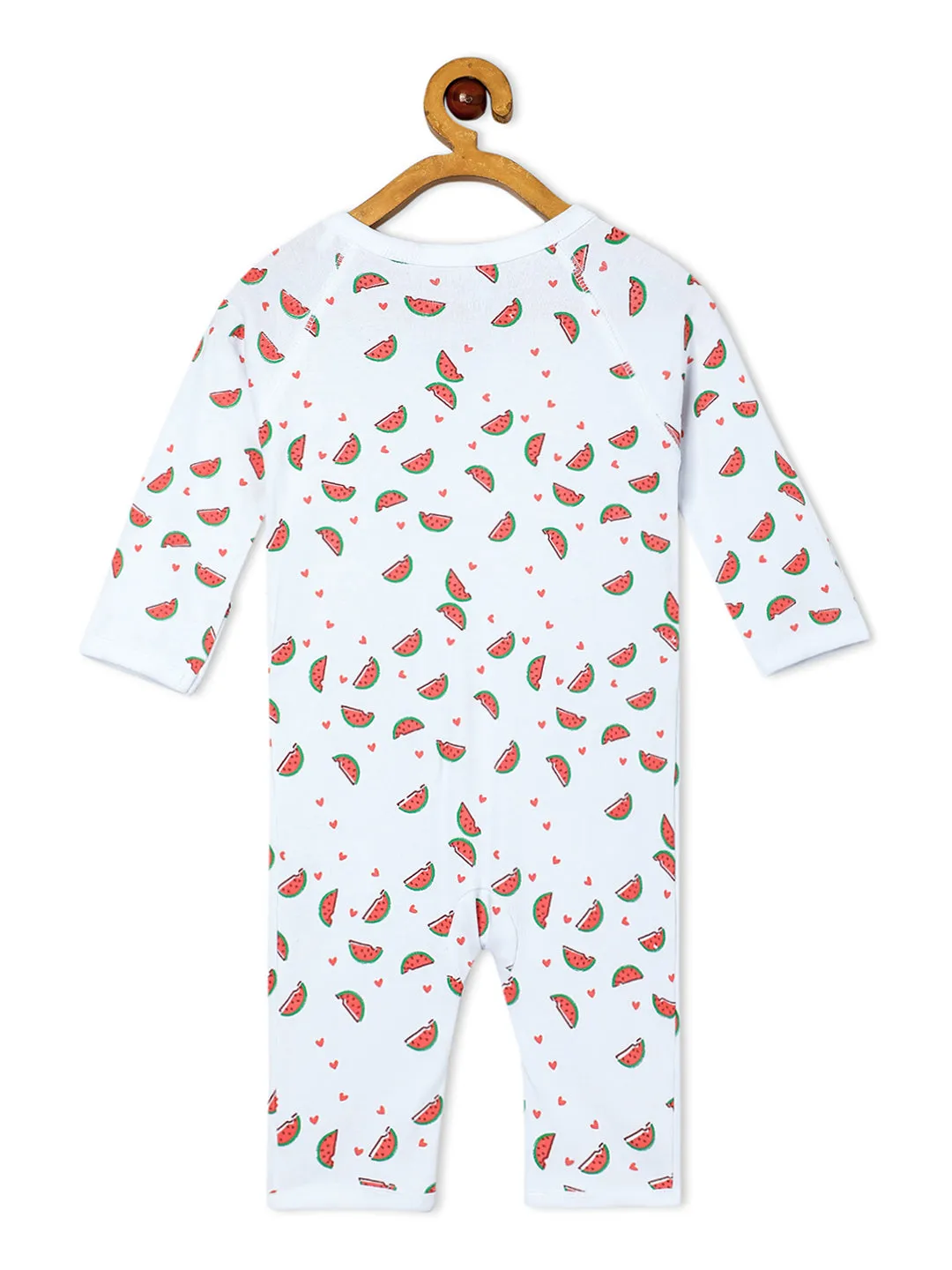 Jabla Infant Romper Combo Of 3: Fresh Slice For The Day-I Pine For You-Roses