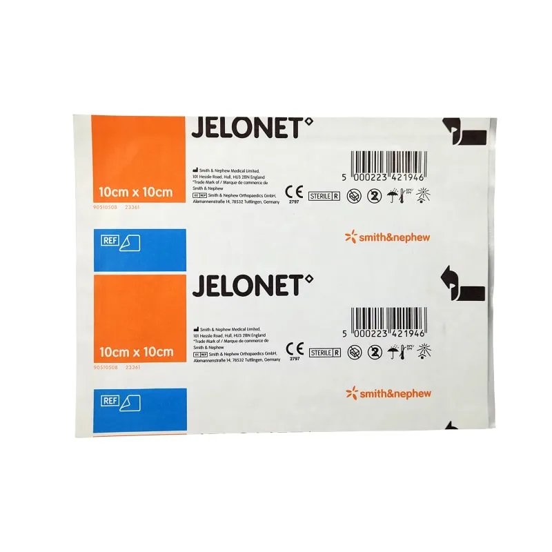 Jelonet Paraffin Gauze Dressings, 10 x 10cm (4" x 4")