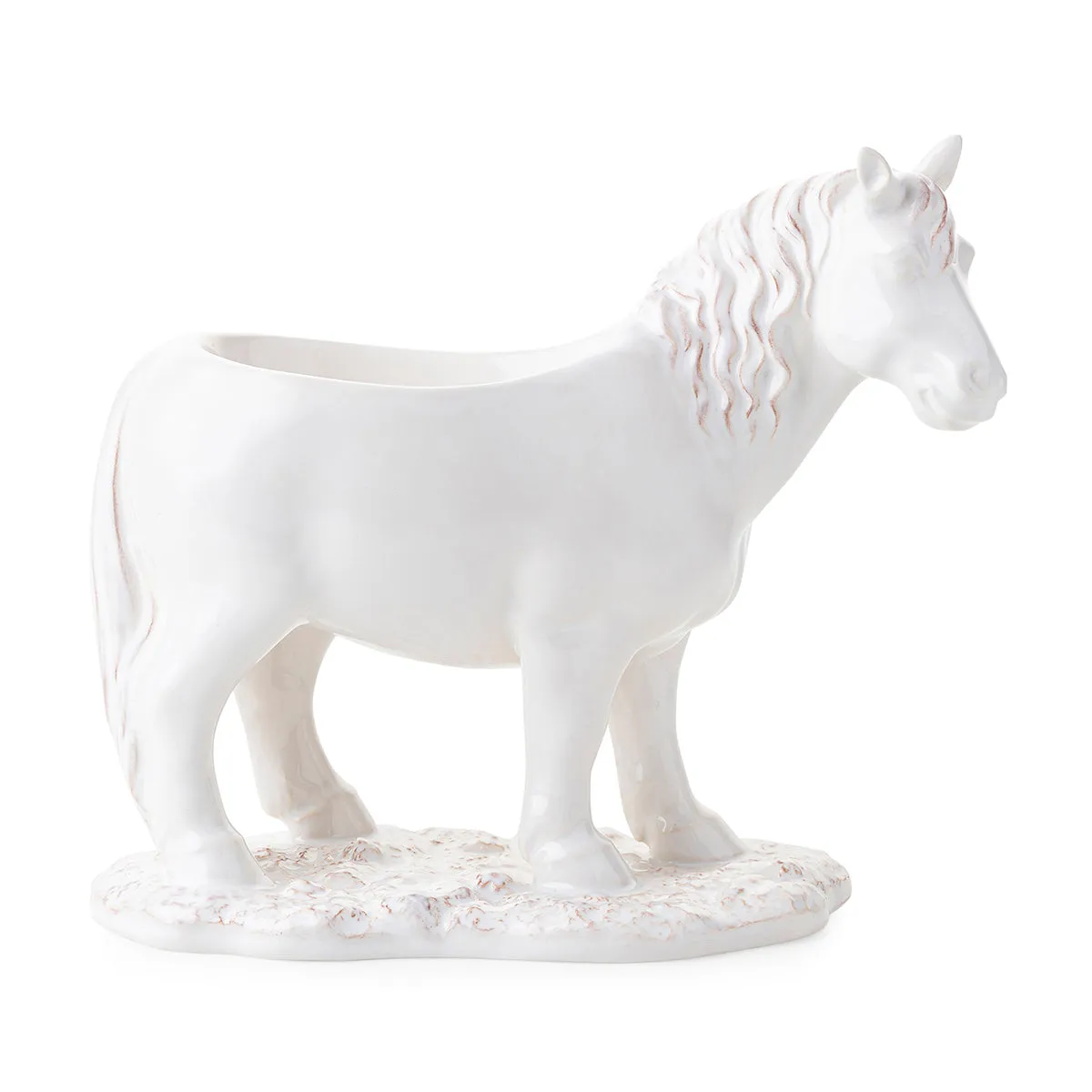 Juliska Clever Creatures Claude Horse Server/Planter