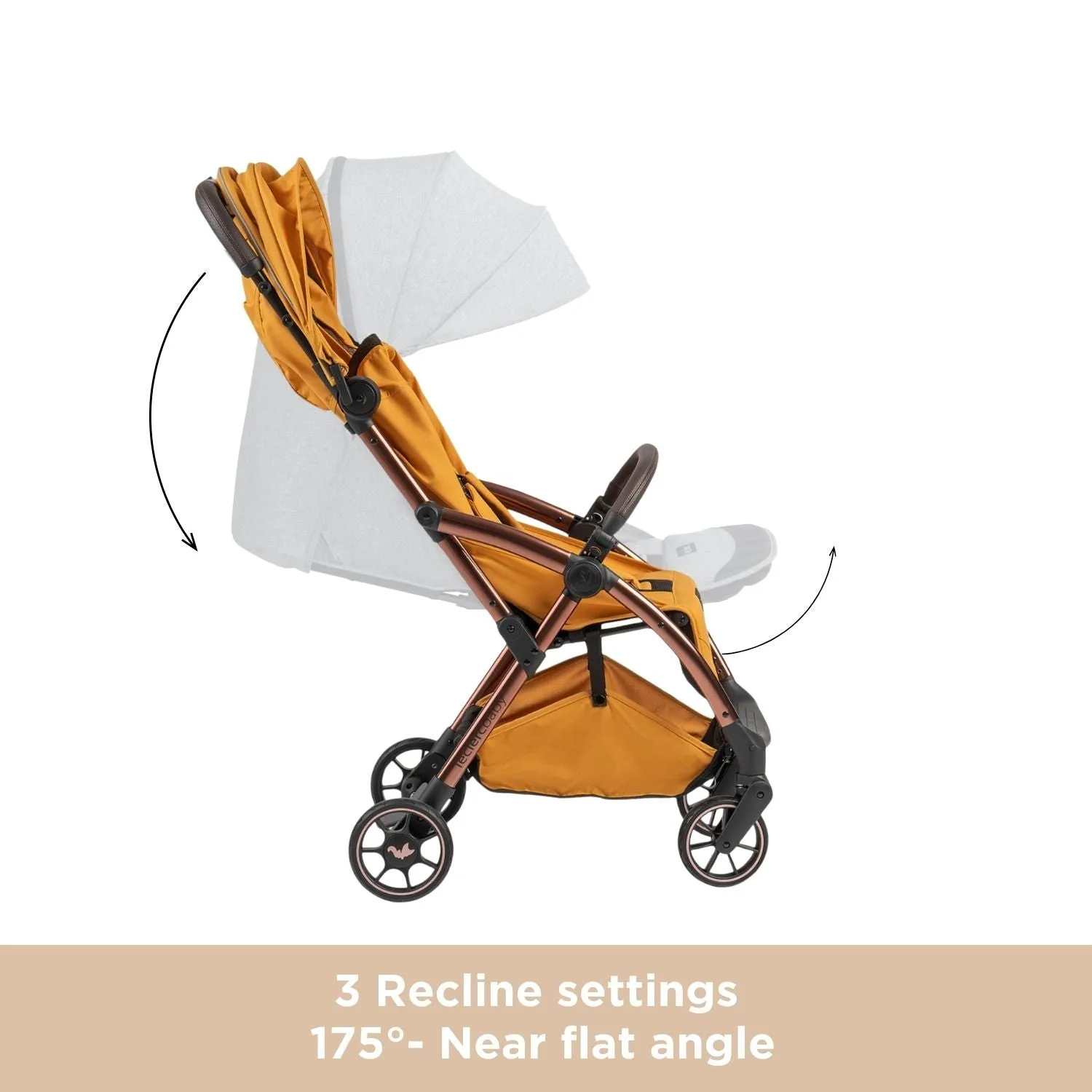 Leclercbaby Influencer Air Stroller Golden Mustard