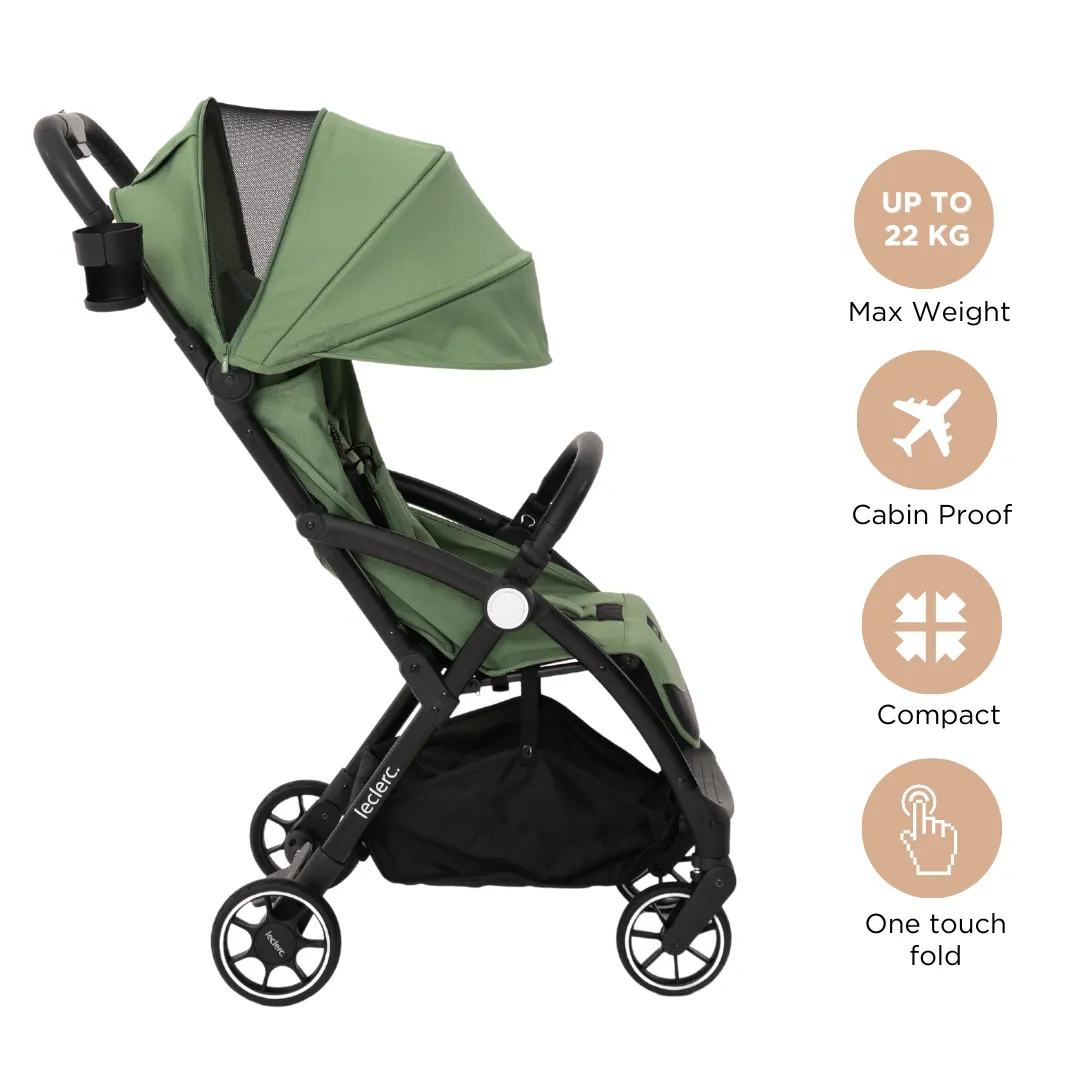 Leclercbaby Magicfold Plus Stroller Green