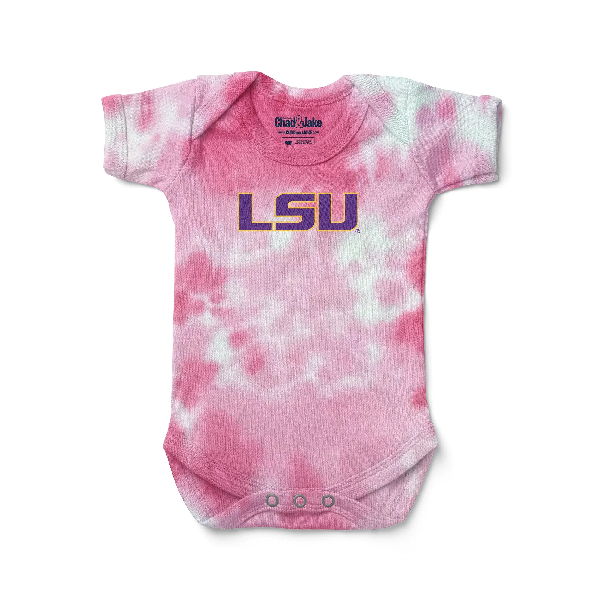 LSU Tigers Tie Dye Bodysuit