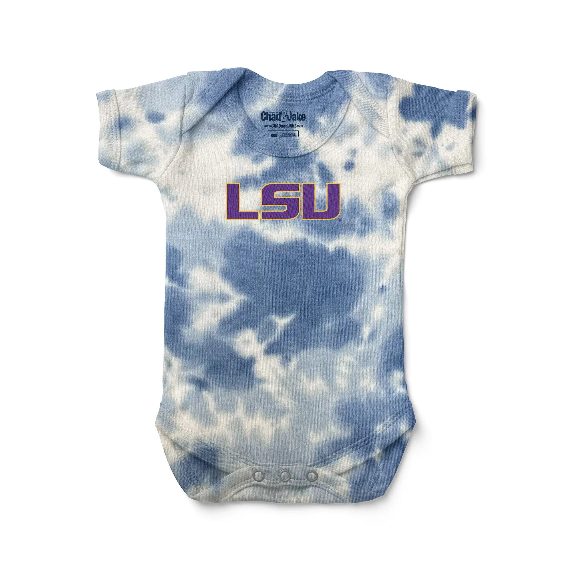 LSU Tigers Tie Dye Bodysuit