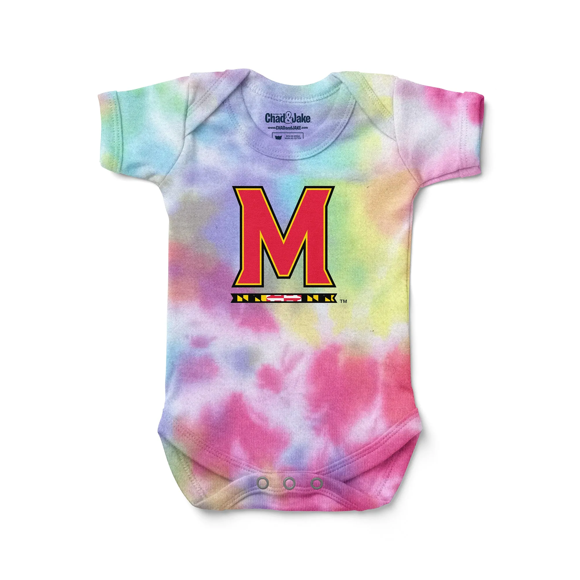 Maryland Terrapins Tie Dye Bodysuit