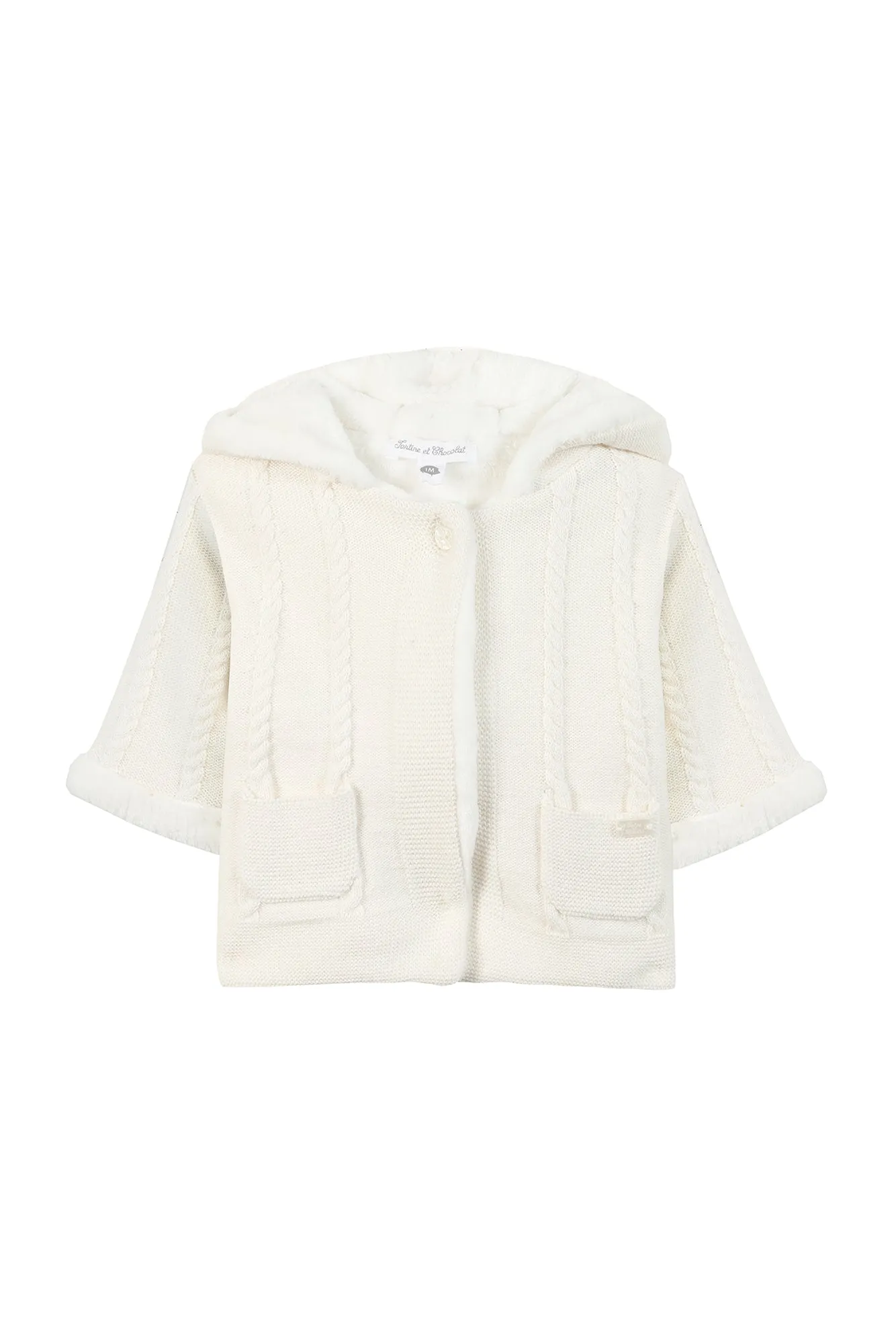 Mother of Pearl Unisex Knit Baby Coat