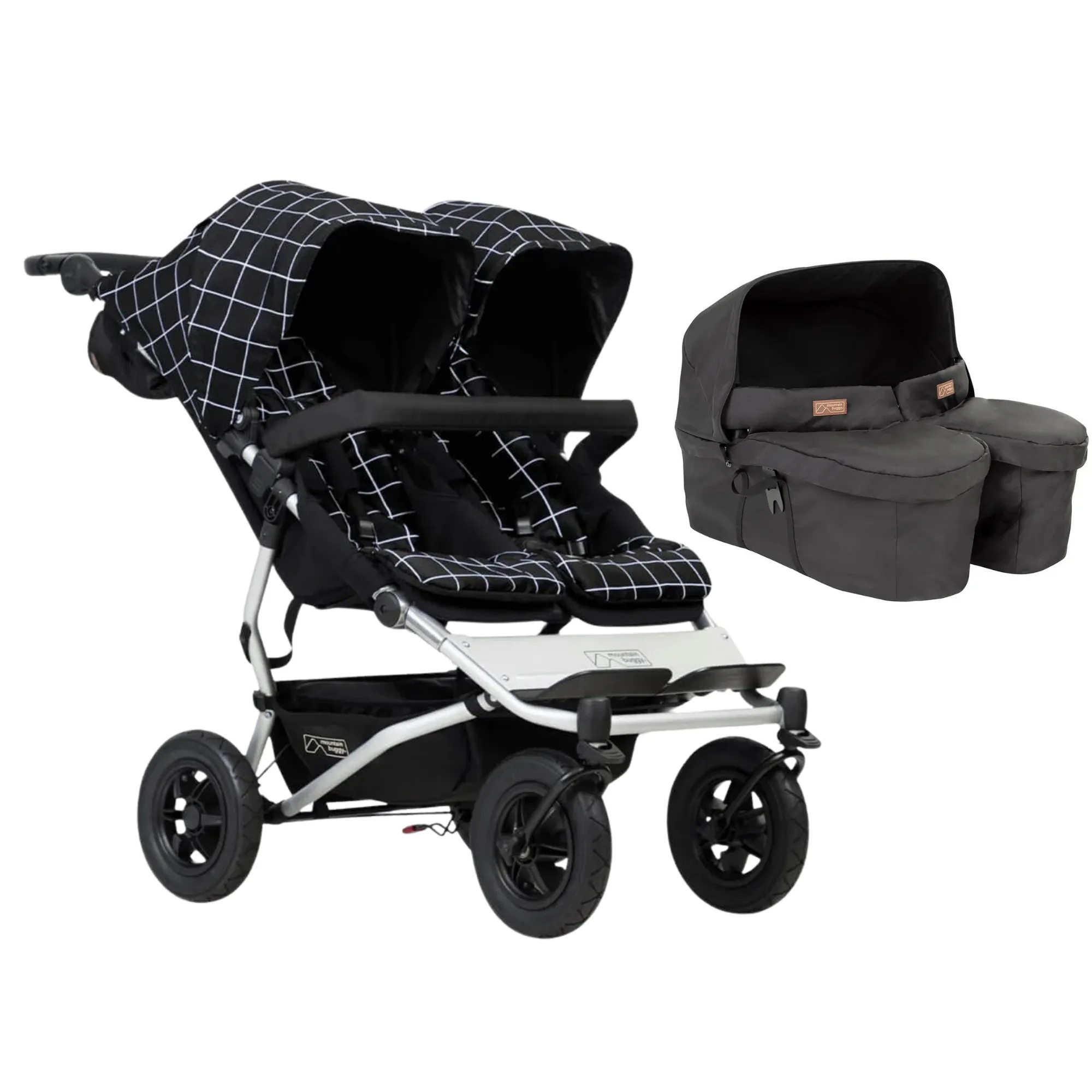 Mountain Buggy duet™ buggy and carrycot plus™ for twins bundle