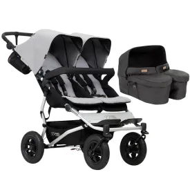 Mountain Buggy duet™ buggy and carrycot plus™ for twins bundle