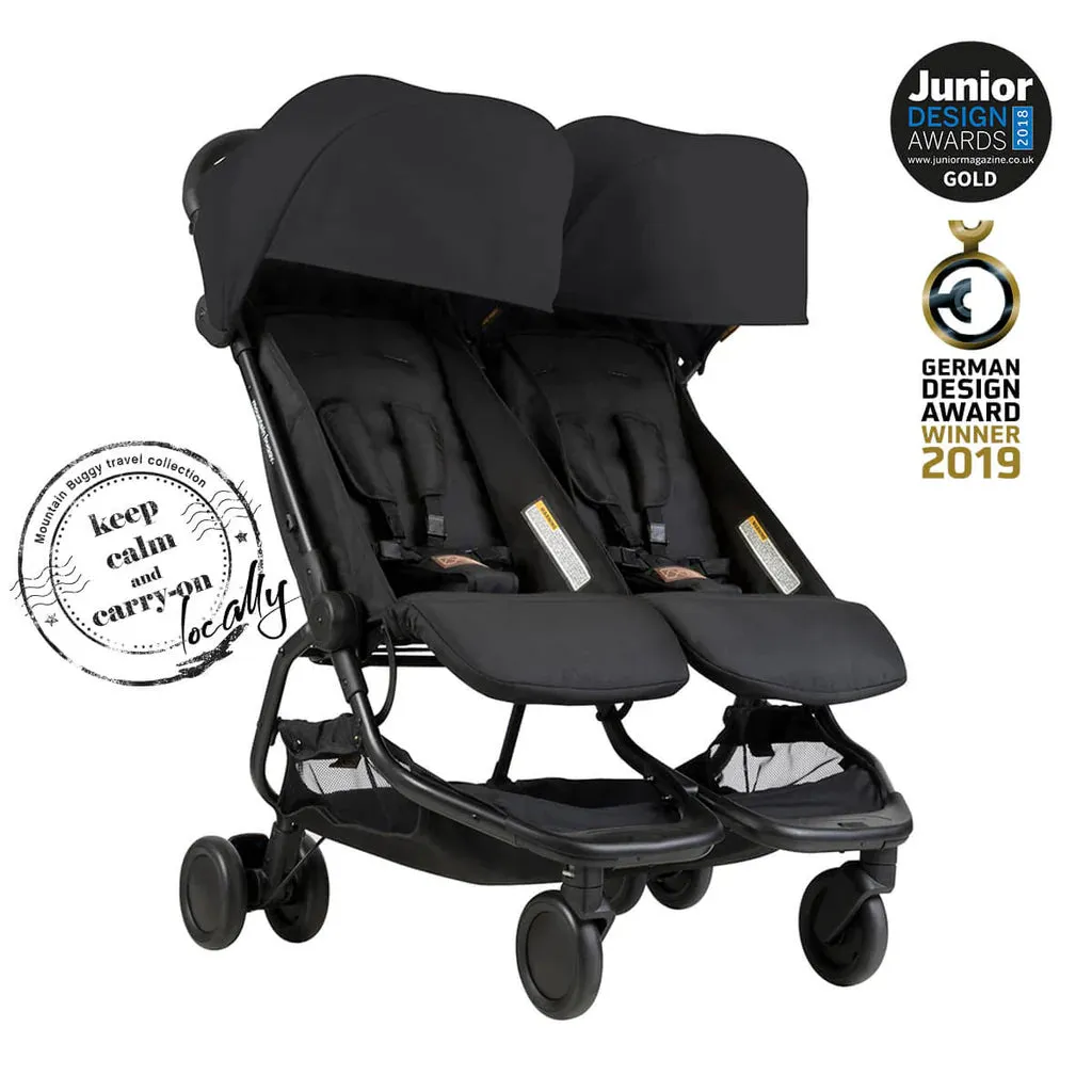 Mountain Buggy Nano Duo Stroller FREE Buggy Pouch