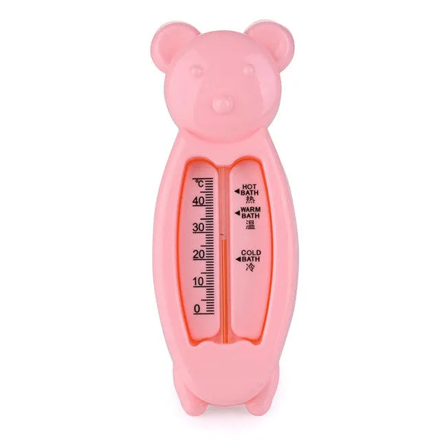 New Floating Lovely Bear Baby Water Thermometer Float Baby Bath Toy Thermometer Tub Water Sensor Thermometer FCI#