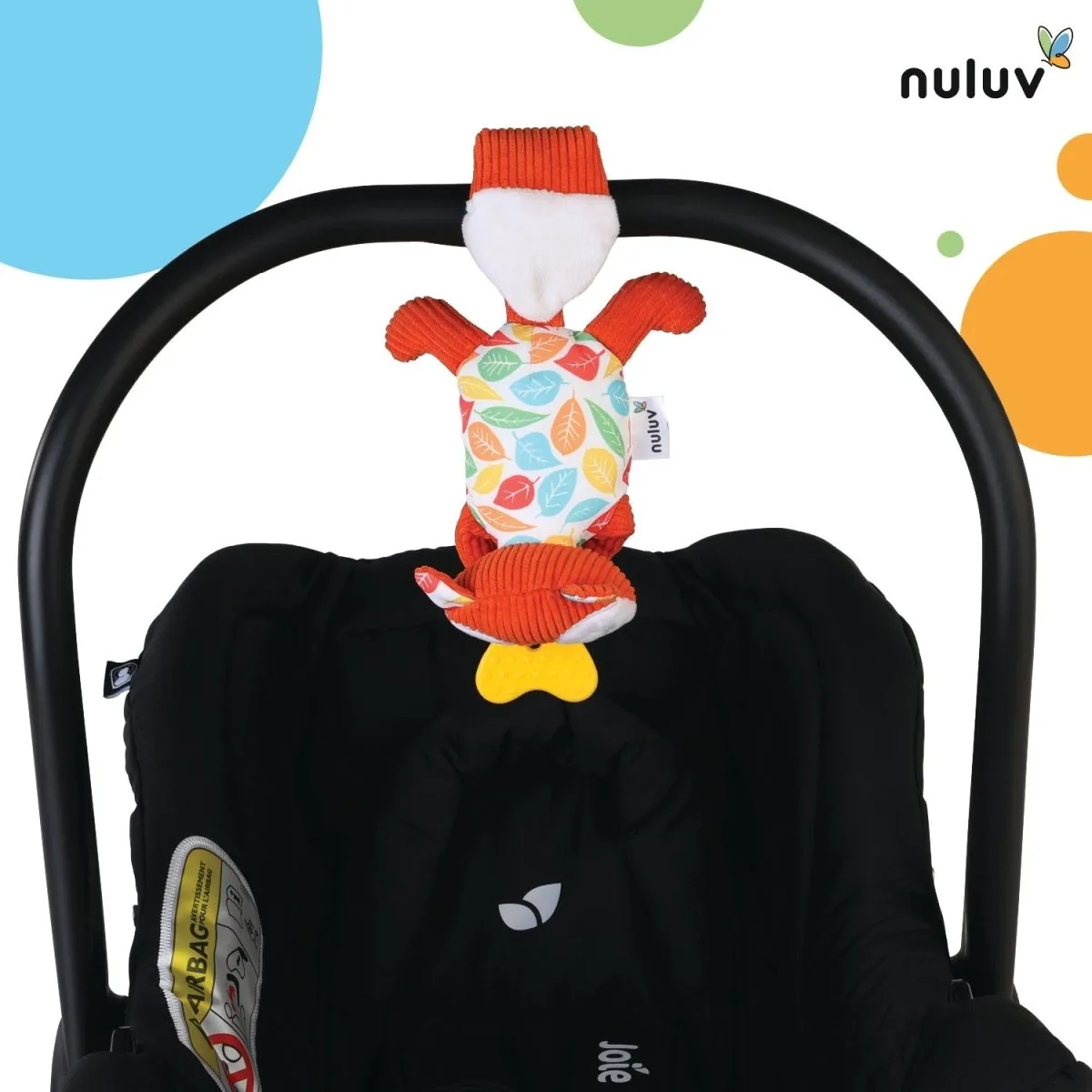 Nuluv Squirrel- Hanging cot stroller toy