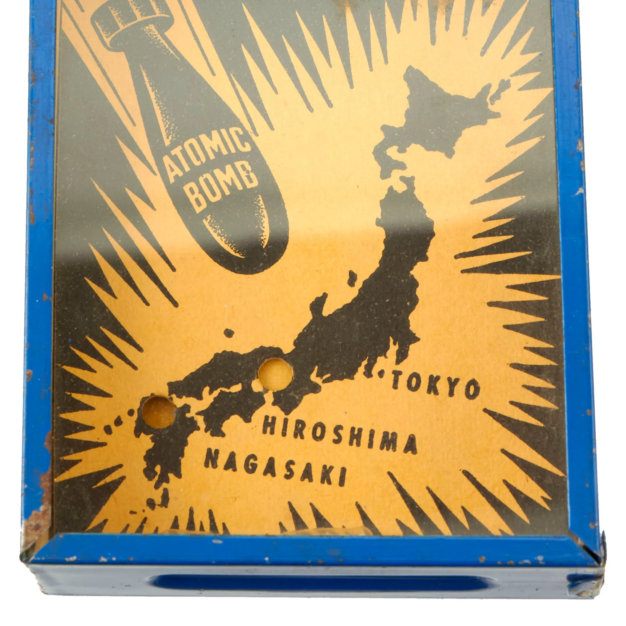 Original U.S. WWII Era Children’s Handheld Dexterity Games; “Atomic Bomber” and “Blackout” - 2 Items