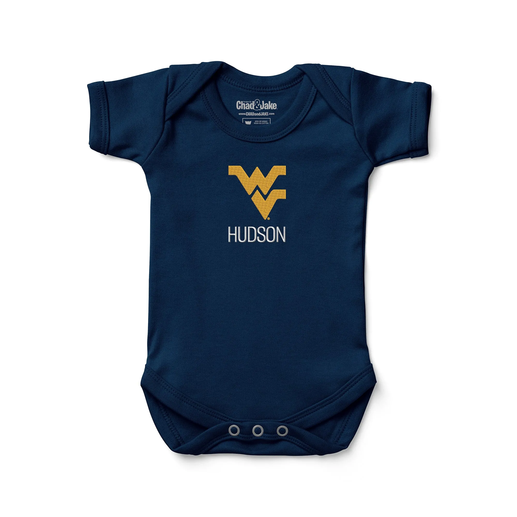 Personalized West Virginia Mountaineers Bodysuit