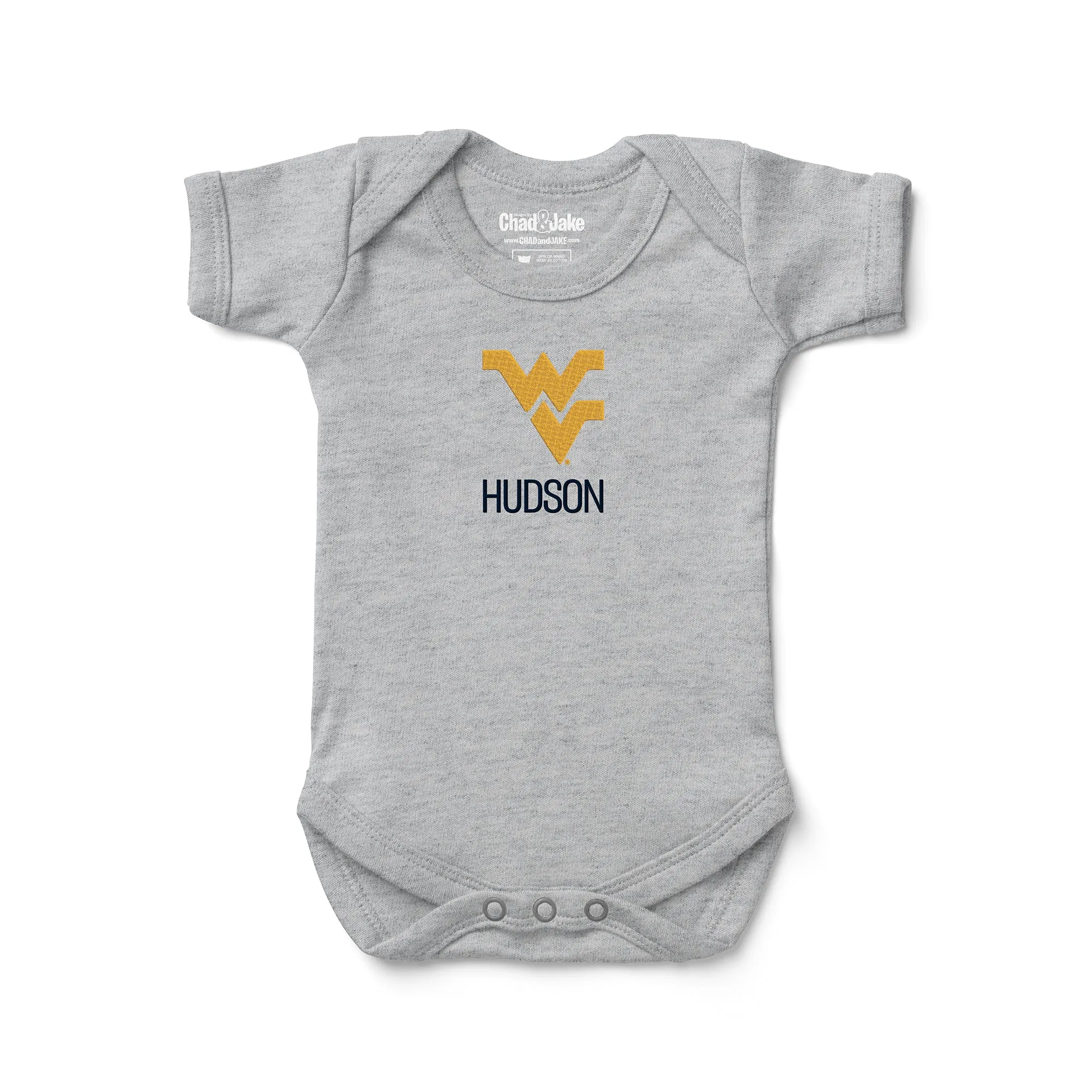 Personalized West Virginia Mountaineers Bodysuit