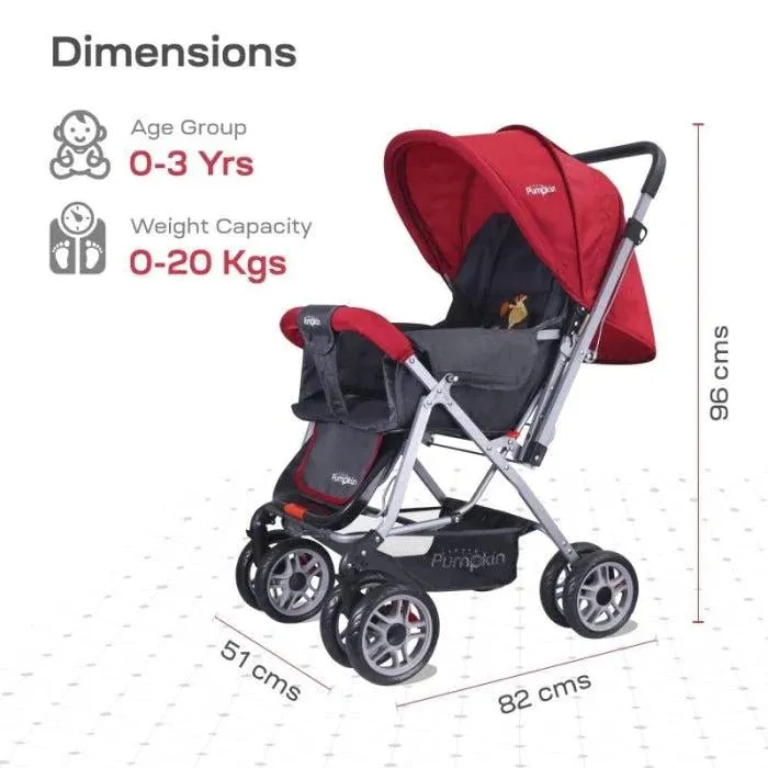 R for Rabbit Kiddie Kingdom Stroller- Red