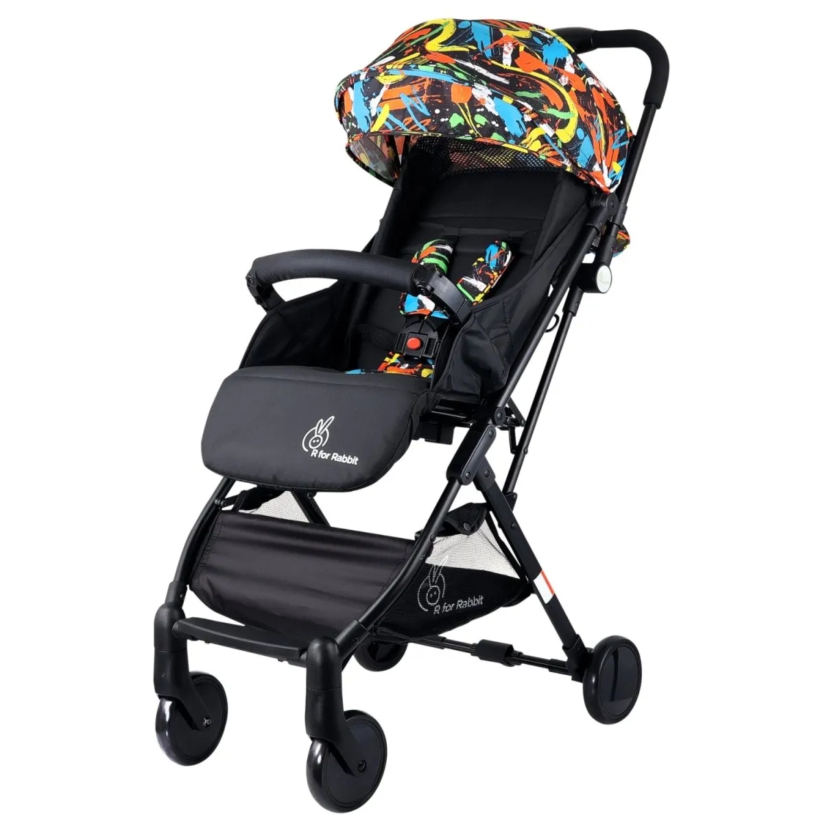 R for Rabbit Pocket Stroller Lite- Black Multi