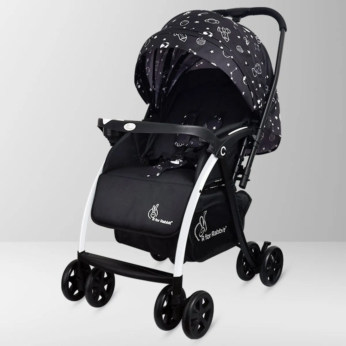 R for Rabbit Sugar Pop Stroller- Galaxy Black