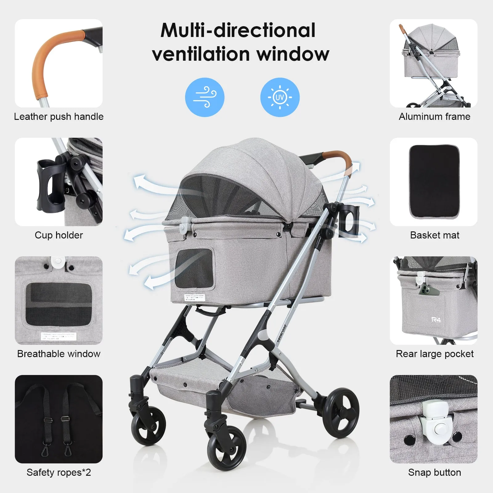 R4 Pet Stroller