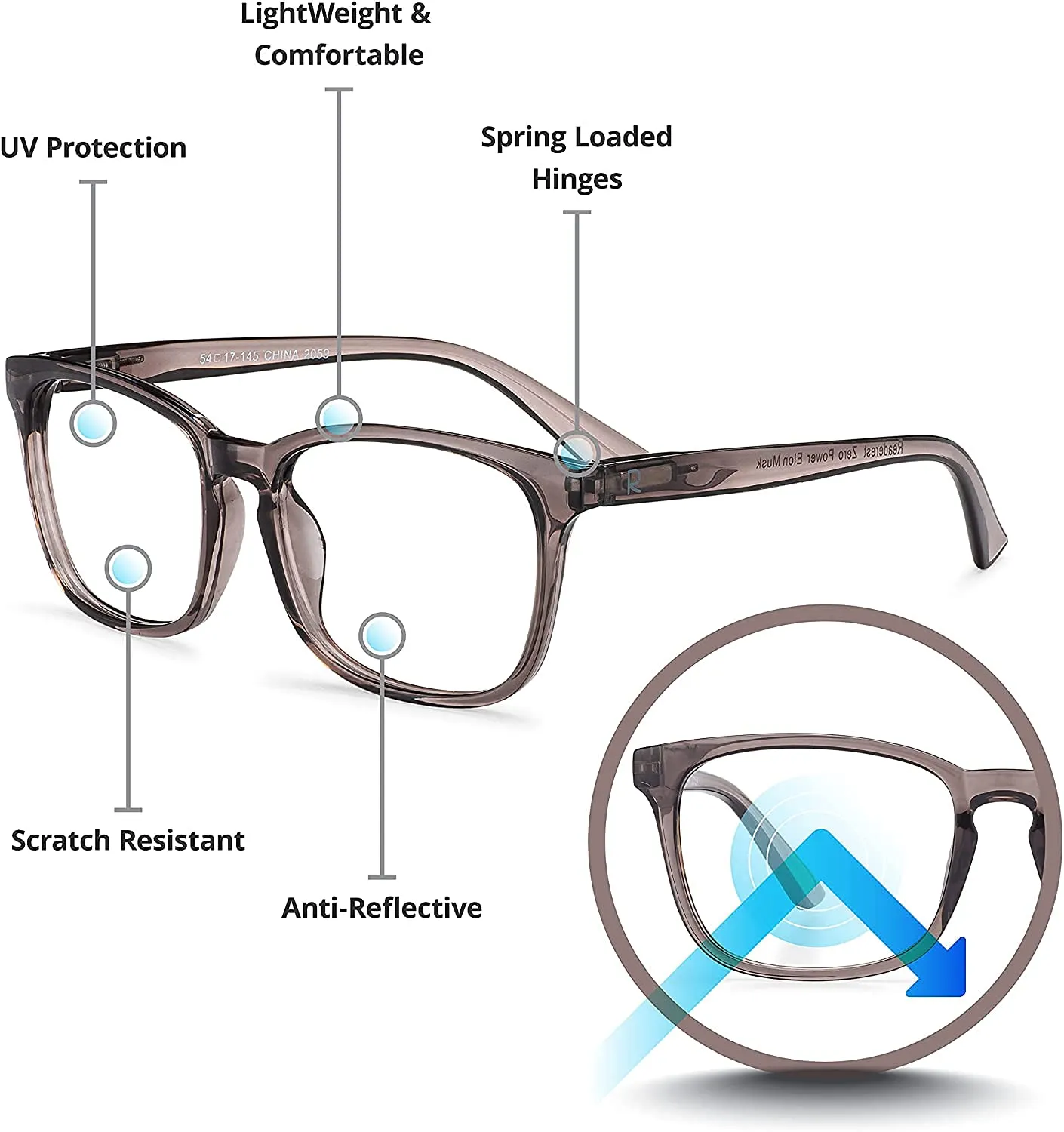 Readerest blue-light-blocking-reading-glasses-charcoal-0-75-magnification