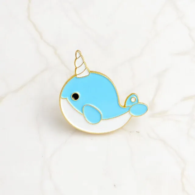 Sea Creatures Pins