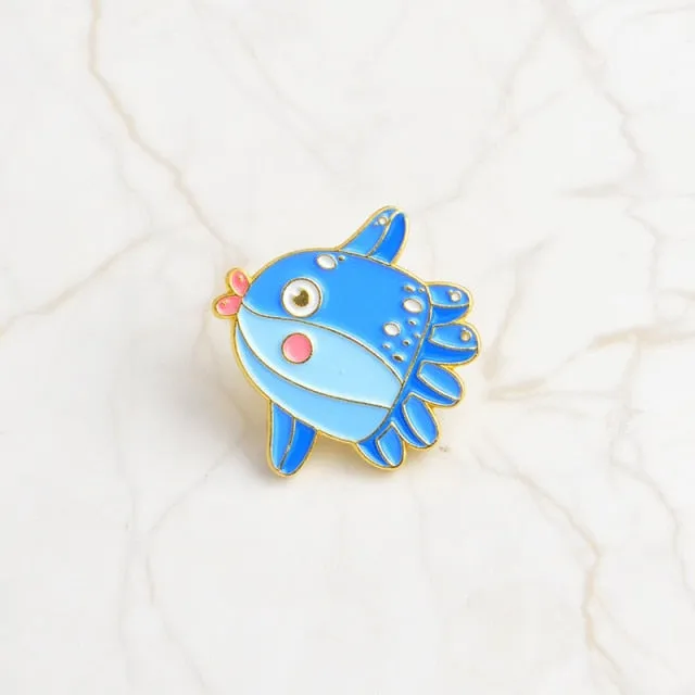 Sea Creatures Pins