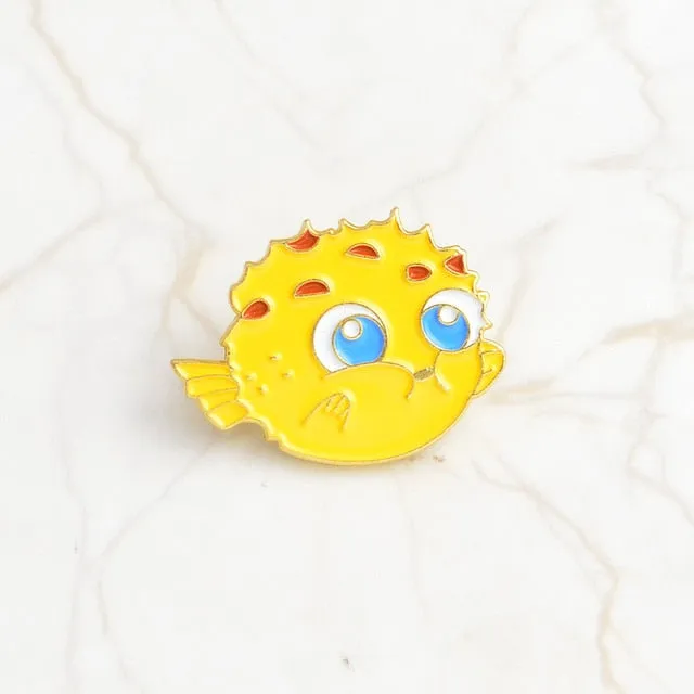 Sea Creatures Pins