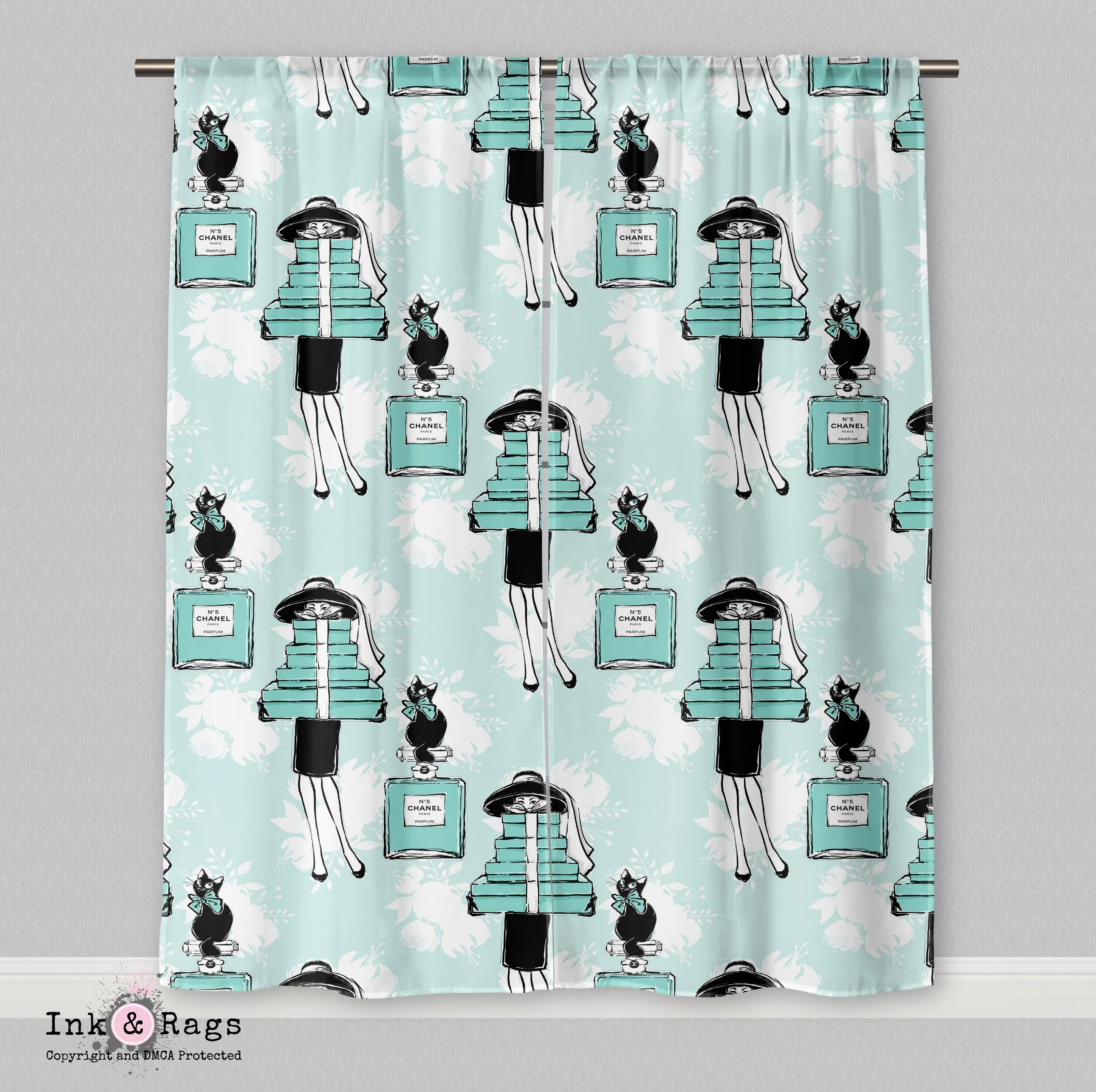 Shopping with Audrey Breakfast at Tiffany Inspired Fashion Curtains