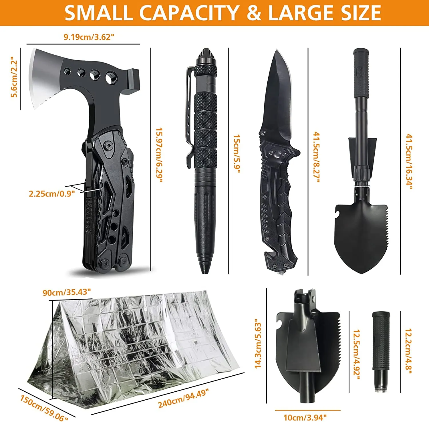 Tactical 5.0 First Aid Kit 180 Stealth Angel Survival