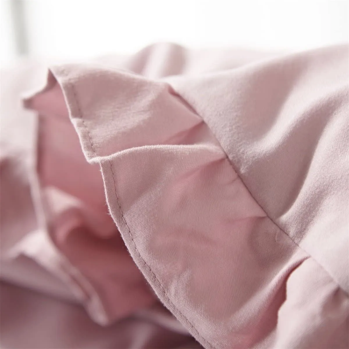 The Ruffled Blush Bed Set