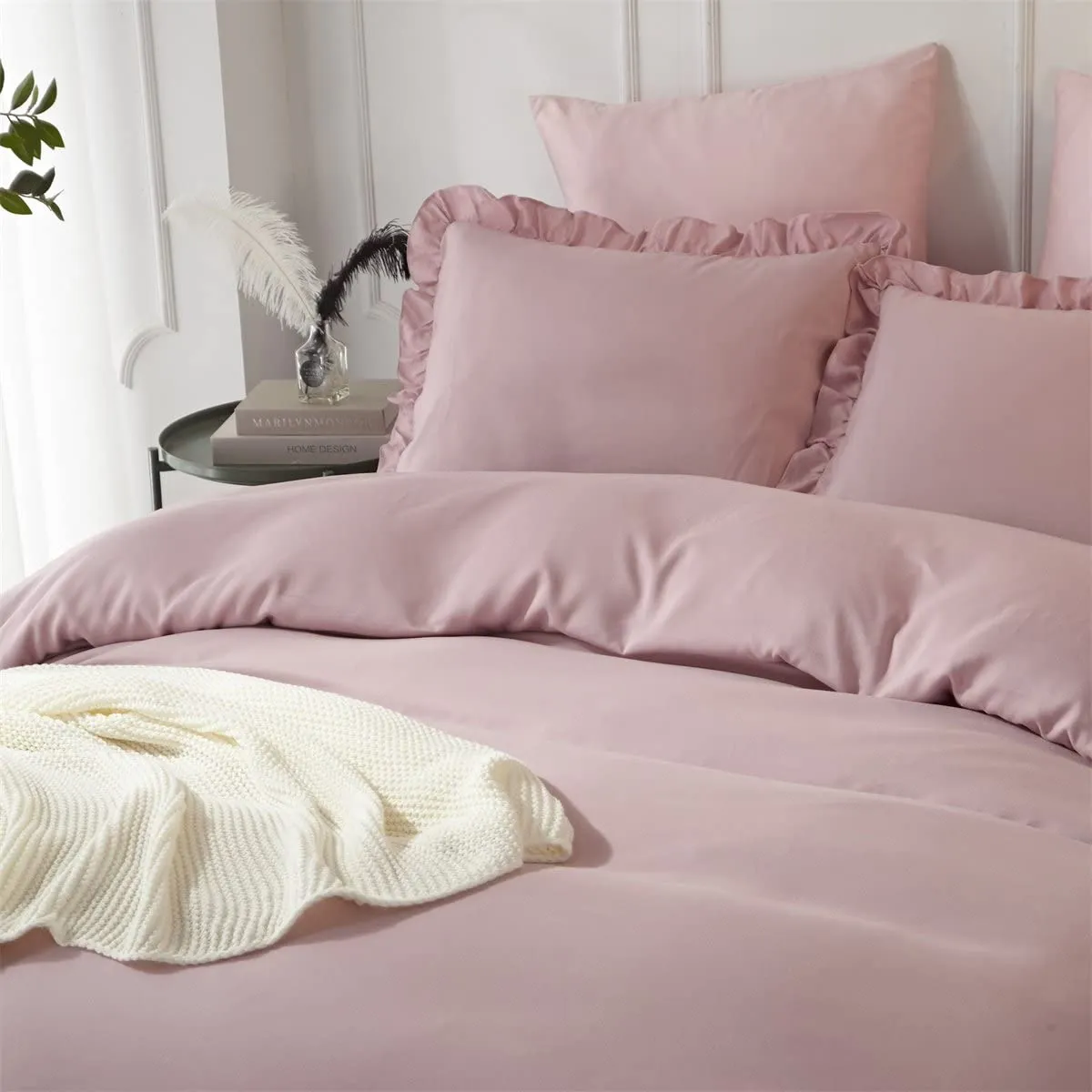 The Ruffled Blush Bed Set