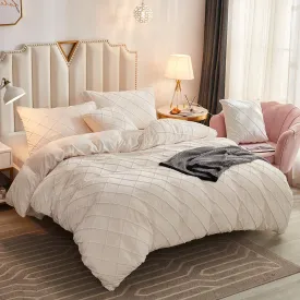 The Softy Diamond Beige Bed Set