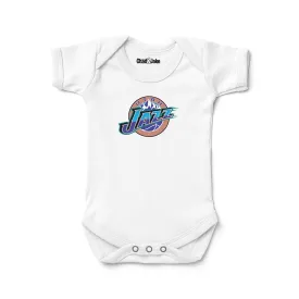 Utah Jazz Hardwood Classics Logo Bodysuit